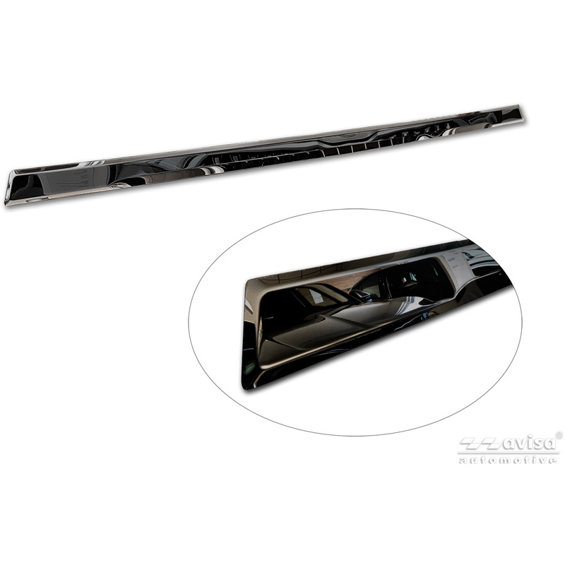 Avisa Black Chrome Stainless Steel Tailgate Trim  Skoda Fabia IV (PJ3) 2021-