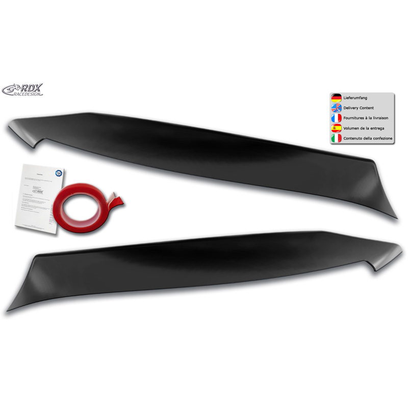 Head light spoilers  Mercedes C-Class (W205) Sedan/Estate/Coupé 2014-2021 (ABS)