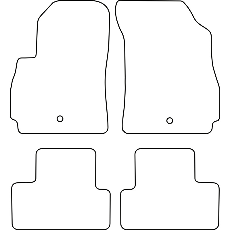 Set car mats  Chevrolet Orlando 2011- (5-Persons)