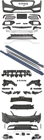 Bumper set W206