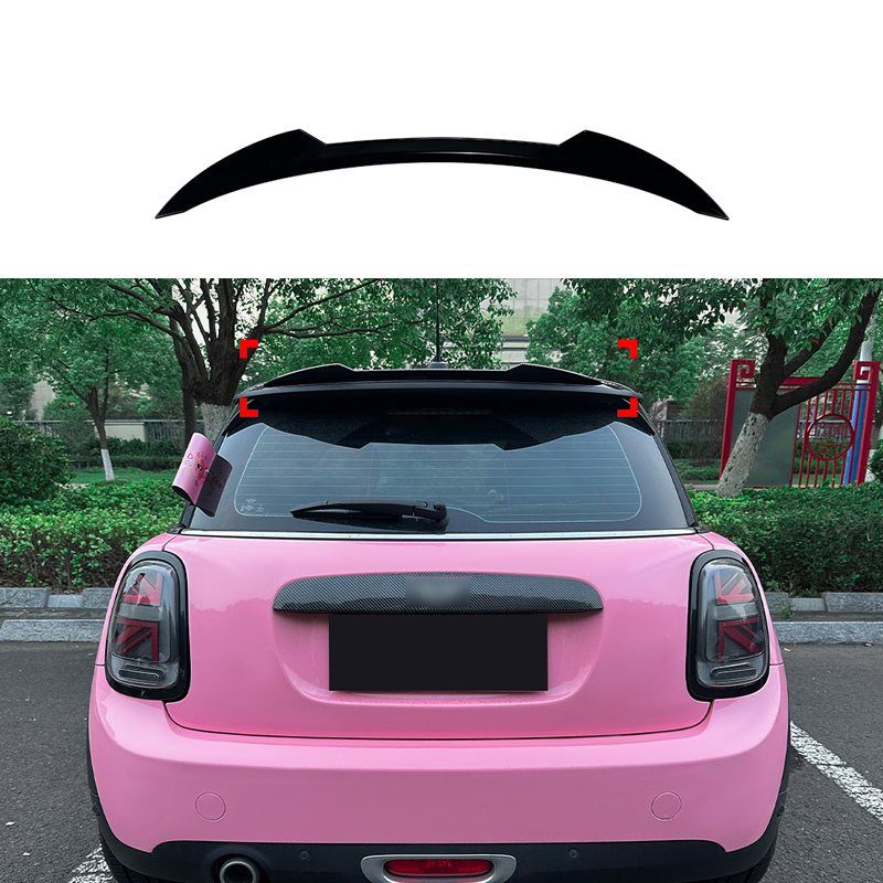 Roof spoiler (Spoiler Cap)  Mini F55/F56 One/Cooper/S 2013-2024 excl. JCW/GP (ABS Glossy Black)