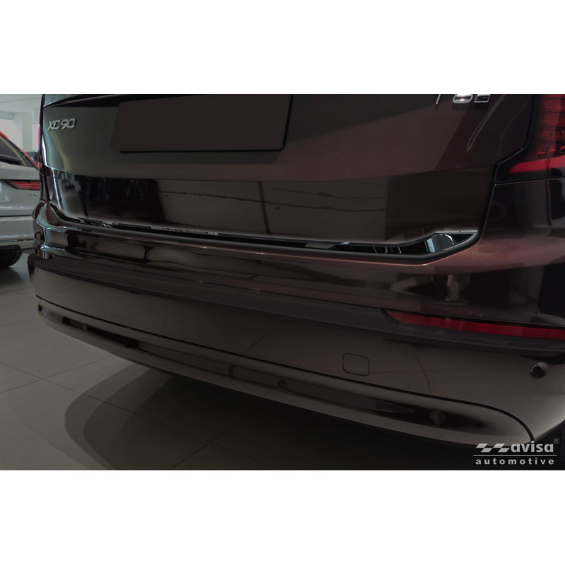 Avisa Black Chrome Stainless Steel Tailgate Trim  Volvo XC90 II 2015-19, Facelift 2019-2024 & Facelift 2024-