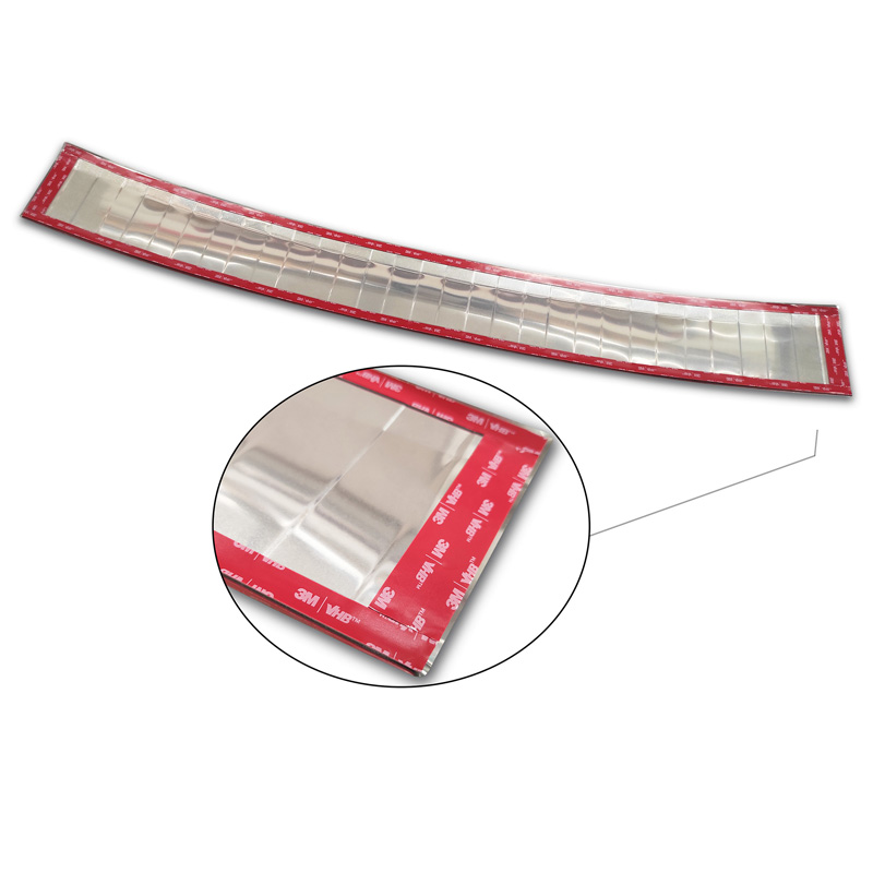 Stainless Steel Rear bumper protector  Volvo V70 Facelift 2013-2016 'Ribs'