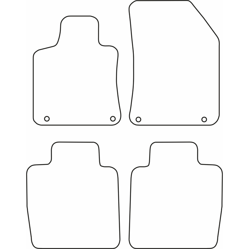 Set car mats  Citroën DS9 2020-