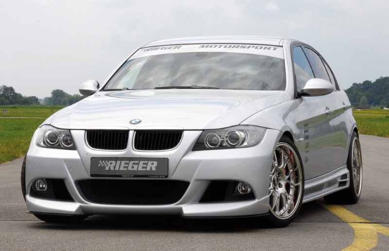 Frontbumper BMW E90 met ABE met uitsparing voor pdc Rieger