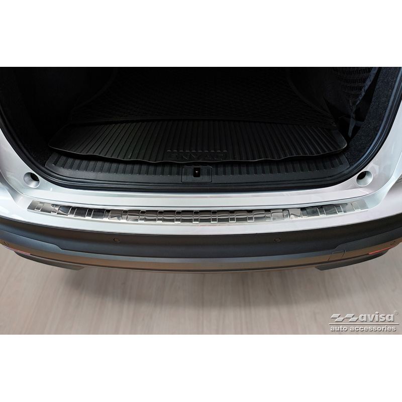 Stainless Steel Rear bumper protector  Skoda Enyaq iV 2020- excl. Coupe 'Ribs'