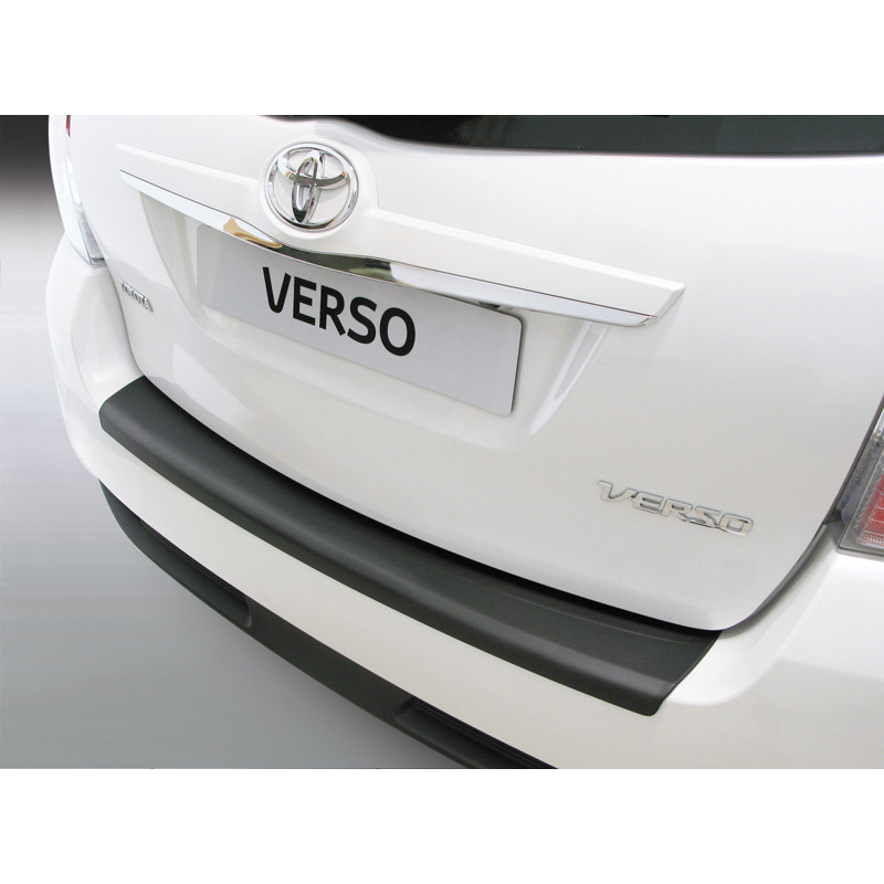 ABS Rear bumper protector  Toyota Verso Facelift 2013- Black