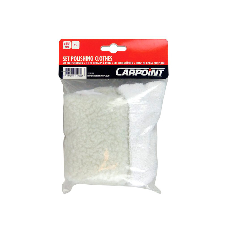 Carpoint Set Polishing Sleeves for BC 490905 Ø 245mm - 2-pieces
