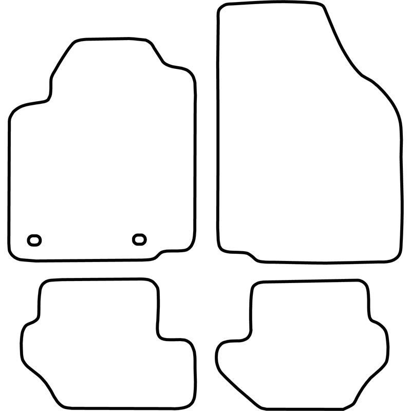 Set car mats  Mazda 121 1996-2001