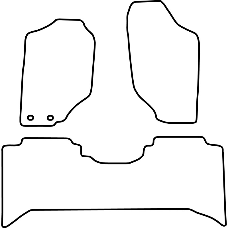 Set car mats  Opel Frontera 1998-2004