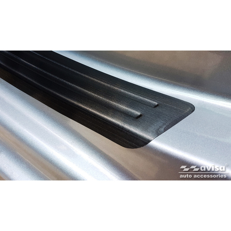 Black Inox door sill protectors  Peugeot 508 Sedan & SW 2011-2014 & FL 2014-2018 - 'Special Edition' - 4-pieces