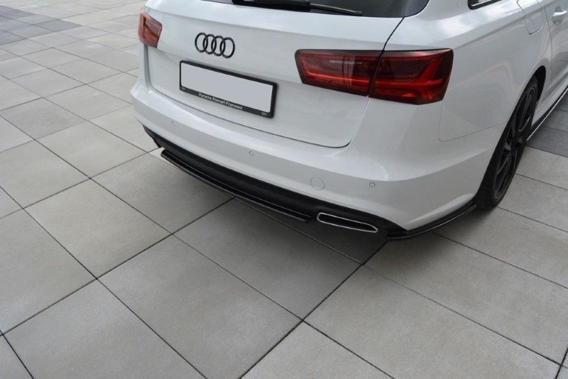 Centrale Diffuser passend voor Audi A6 S-Line C7 FL Glanzend Zwart