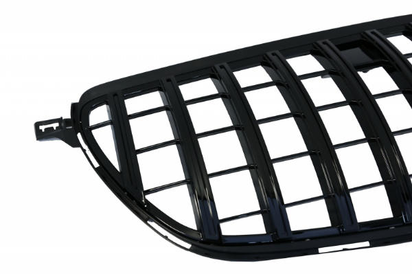 Grill passend voor Mercedes GLE Coupe C292 (15-18) GLE W166 SUV (15-18) GT-R Panamericana Design Glans Zwart
