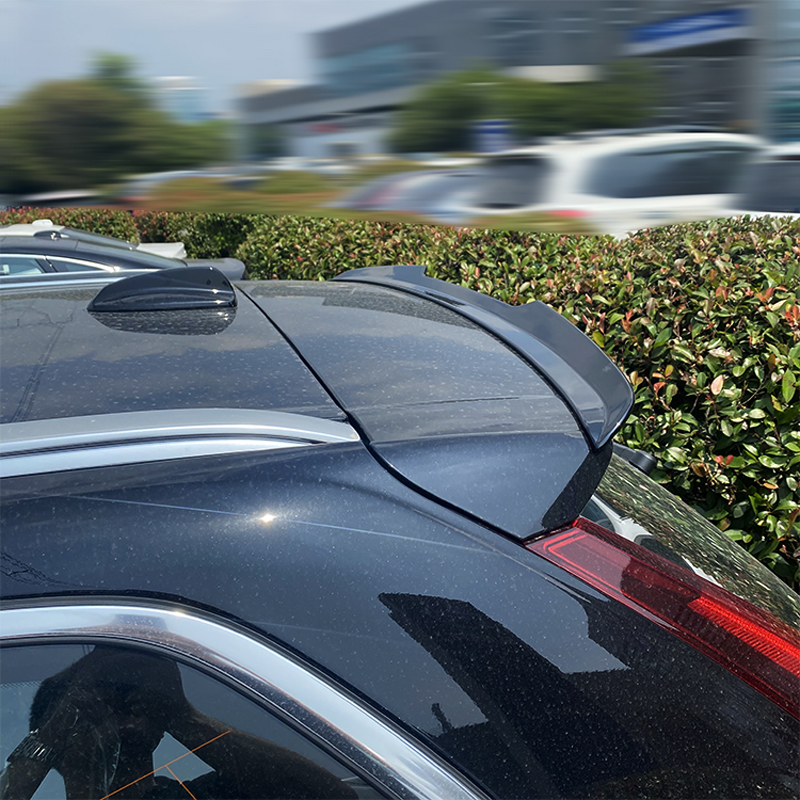 Roof spoiler (Spoiler Cap)  Volvo XC60 II R-Design 2017-2021 & Facelift 2021- (ABS Glossy Black)