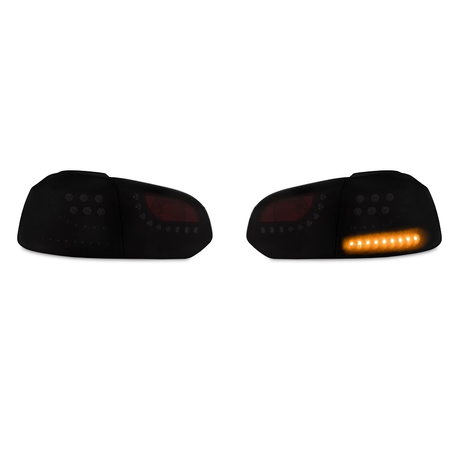 VW Golf VI (10/08-) Dynamic LED Tail Lights – Black (OUTLET)
