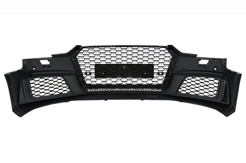Voorbumper passend voor Audi A4 B9 2015-2019 RS4 Look Zilver