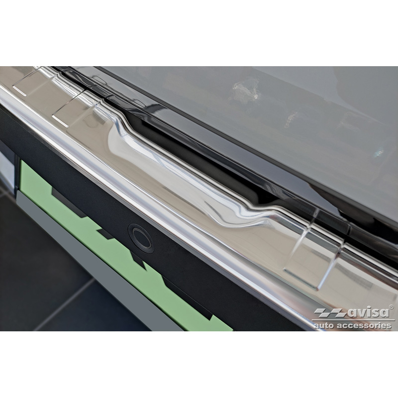 Stainless Steel Rear bumper protector  Dacia Spring 2020- 'Ribs'
