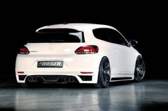 Rearbumperdiffusor VW Scirocco III Rieger Tuning