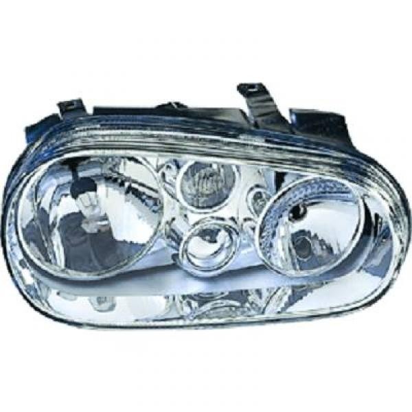Koplamp rechts GOLF IV 98->> ZONDER Mistlamp