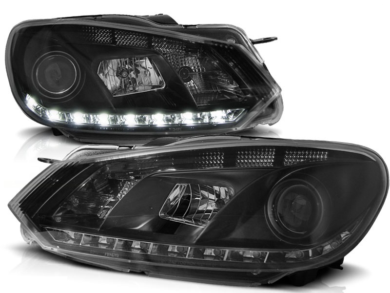 Headlights VW Golf VI Devil Eyes Dayline