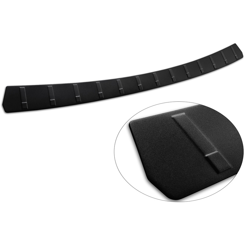 Avisa Matt Black Stainless Steel Rear bumper protector  Dacia Bigster 2024- 'Ribs'