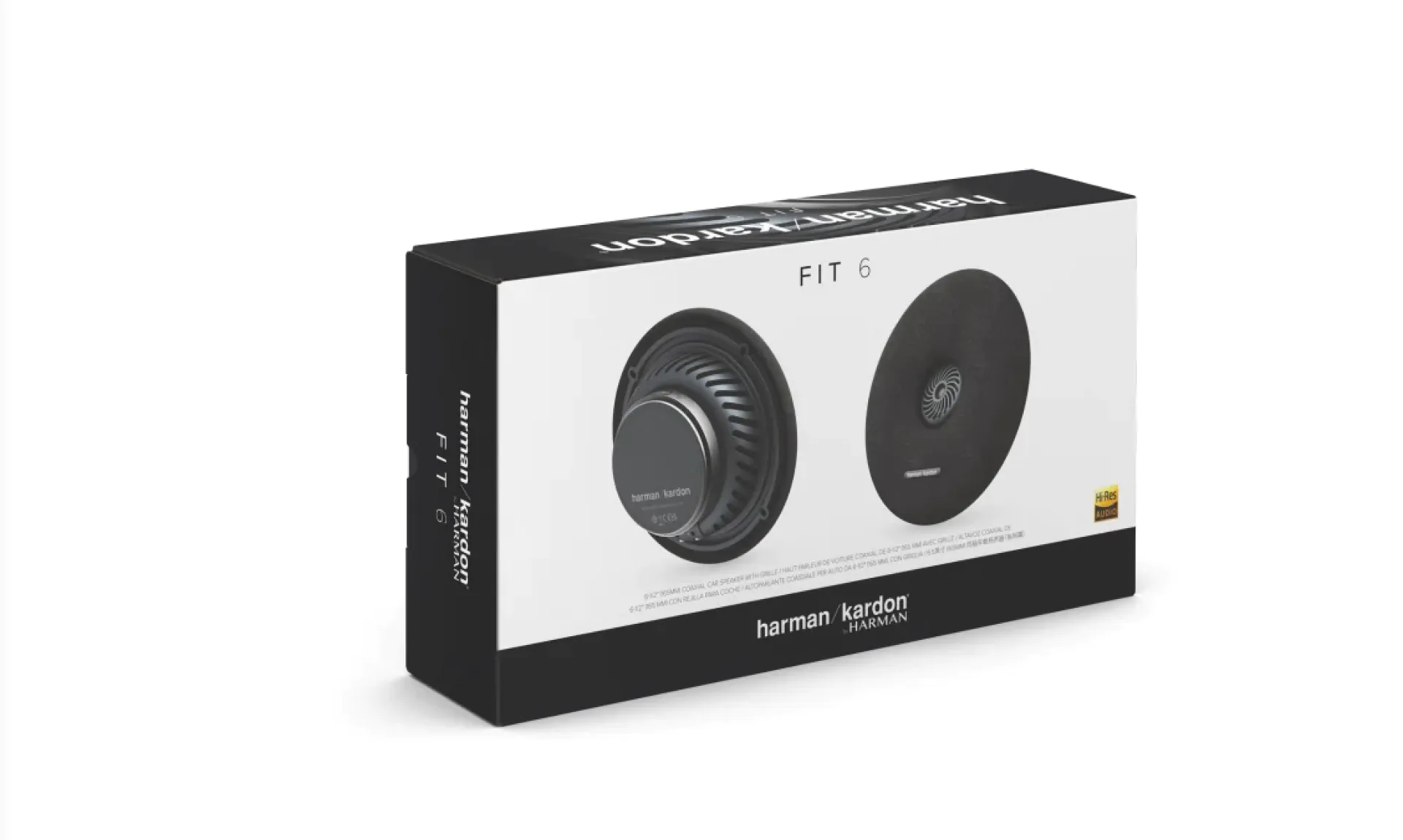 Harman Kardon HKF6 - Fit Series 2-Way 6.5 Inch Hi-Res Car Coaxial Speakers 360W