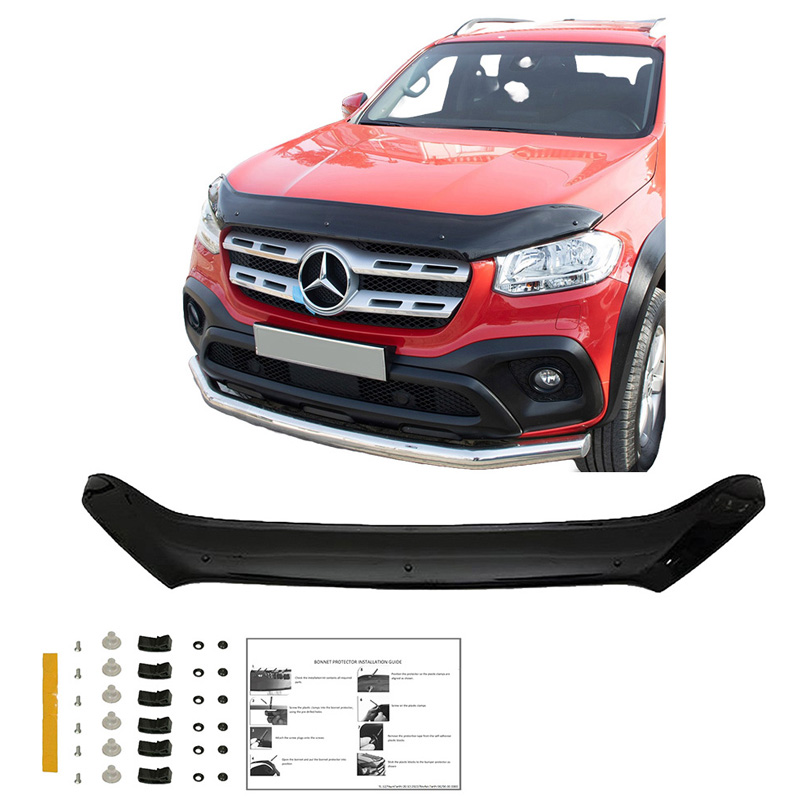 Bonnet Protector  Mercedes X-Class W470 2017- - Gloss black
