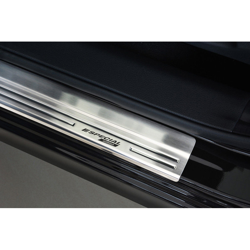 Inox door sill protectors  Nissan Qashqai II 2014-2021 - 'Special Edition' - 4-pieces