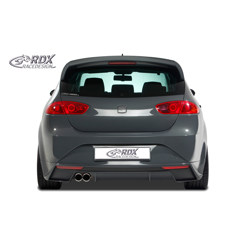 Rear bumper skirt  Seat Leon 1P Facelift 2009-2012 excl. FR/Cupra (PUR)