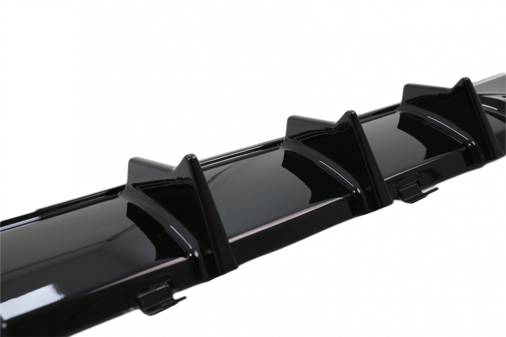 Diffuser passend voor BMW 3 Serie M Pakket G20 G21 Glans Zwart