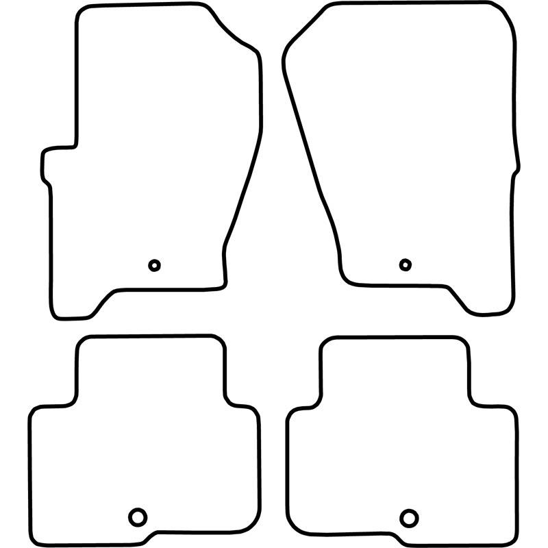 Set car mats  Landrover Discovery IV 2008-2016