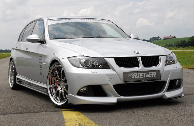 Frontbumper BMW E90 met ABE met uitsparing voor sproei-installat