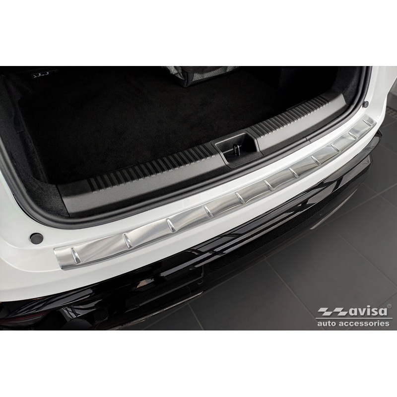 Stainless Steel Rear bumper protector  Renault Espace VI E-Tech Hybrid 2023- 'Ribs'