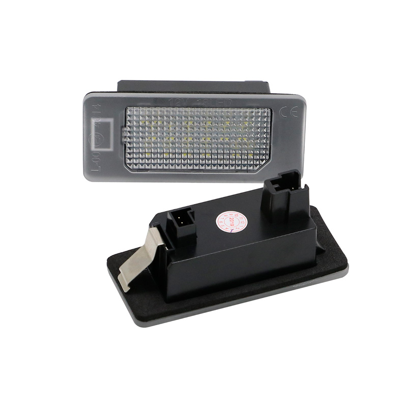 Set LED License Plate Lights  Skoda Octavia III/Fabia III/Kodiaq/Rapid/Superb III/Yeti