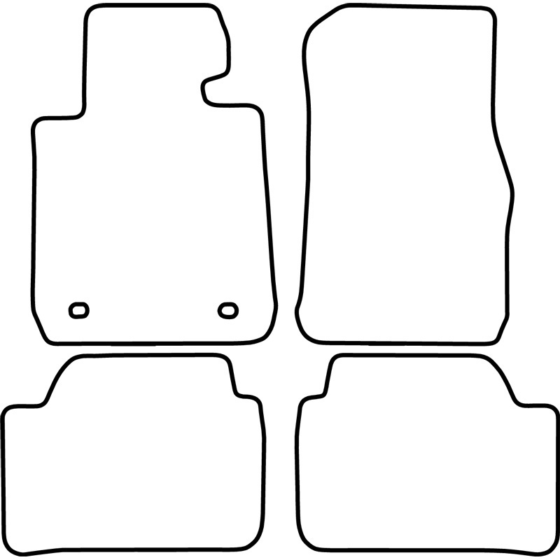 Set velour car mats  BMW 1-Series F20 2012-2019