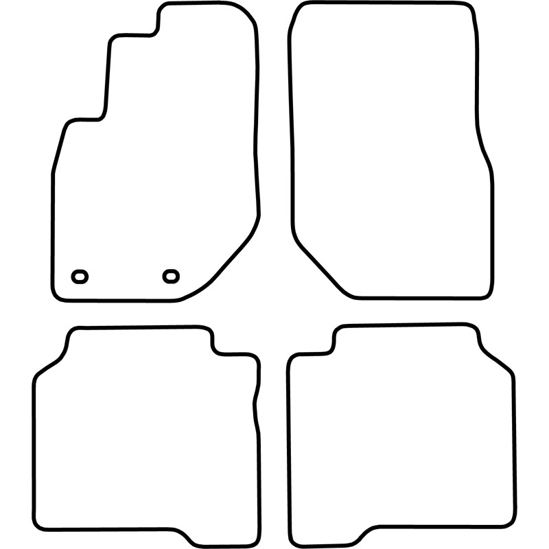 Set velour car mats  Hyundai Terracan 2001-2007