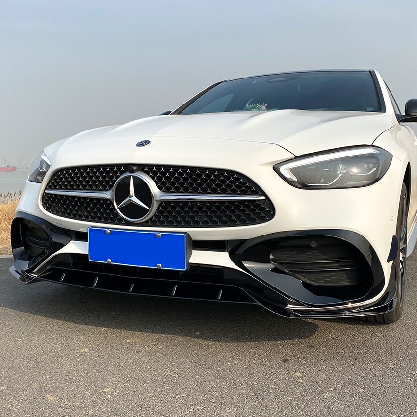 Bodykit passend voor Mercedes C Klasse W206 AMG Line Glans Zwart