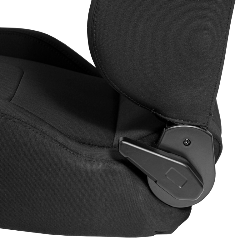 Sport seat 'RS6-II' - Black Fabrics - Dual-side reclinable back-rest - incl. slides