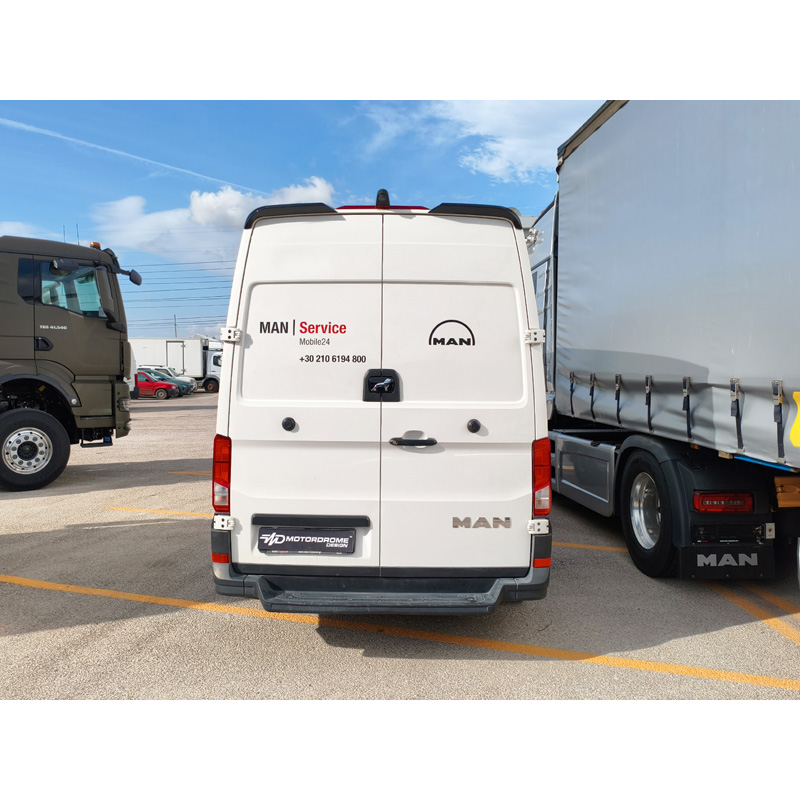 Motordrome Roof spoiler V.2  Volkswagen Crafter II (H2) 2016- & MAN TGE (H2) 2017- (PU)