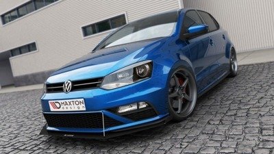 RACING Voorspoiler passend voor VW Polo MK5 GTI FACELIFT