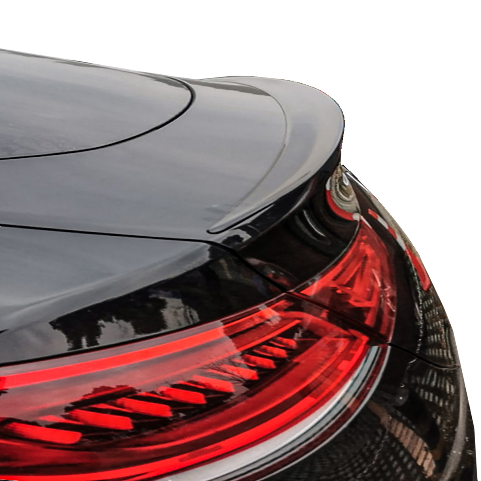 Spoiler passend voor Mercedes GLE Coupe C167 Glans Zwart