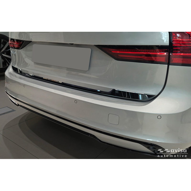 Avisa Black Chrome Stainless Steel Tailgate Trim  Volvo V90 II 2016-
