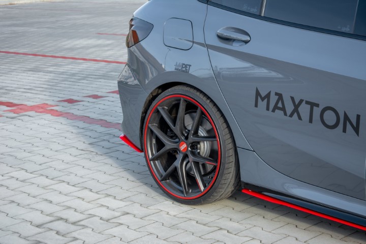 Achter Diffusers zijkanten BMW 1 Serie F40 M-Pack/ M135i Glans Rood V2