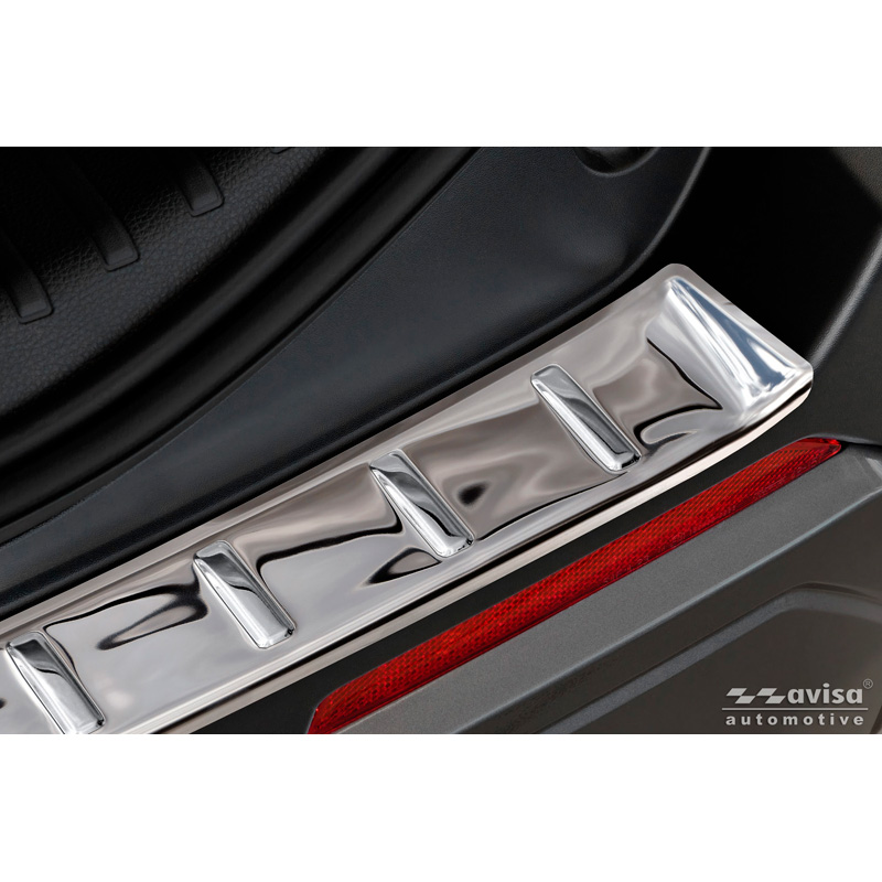 Avisa Stainless Steel Rear Bumper Protector  Toyota RAV4 VI (XA6) 2026- - High Gloss Silver