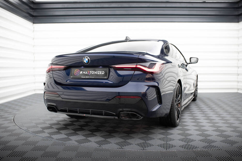 Diffuser passend voor BMW 4 Serie M440i G22 Maxton Glans Zwart