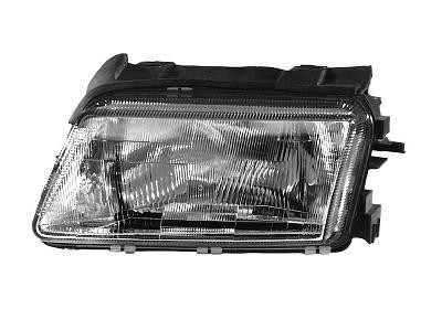 koplamp, H4, elektr verstelb, Valeo type, rechts Audi A4, 1994-2