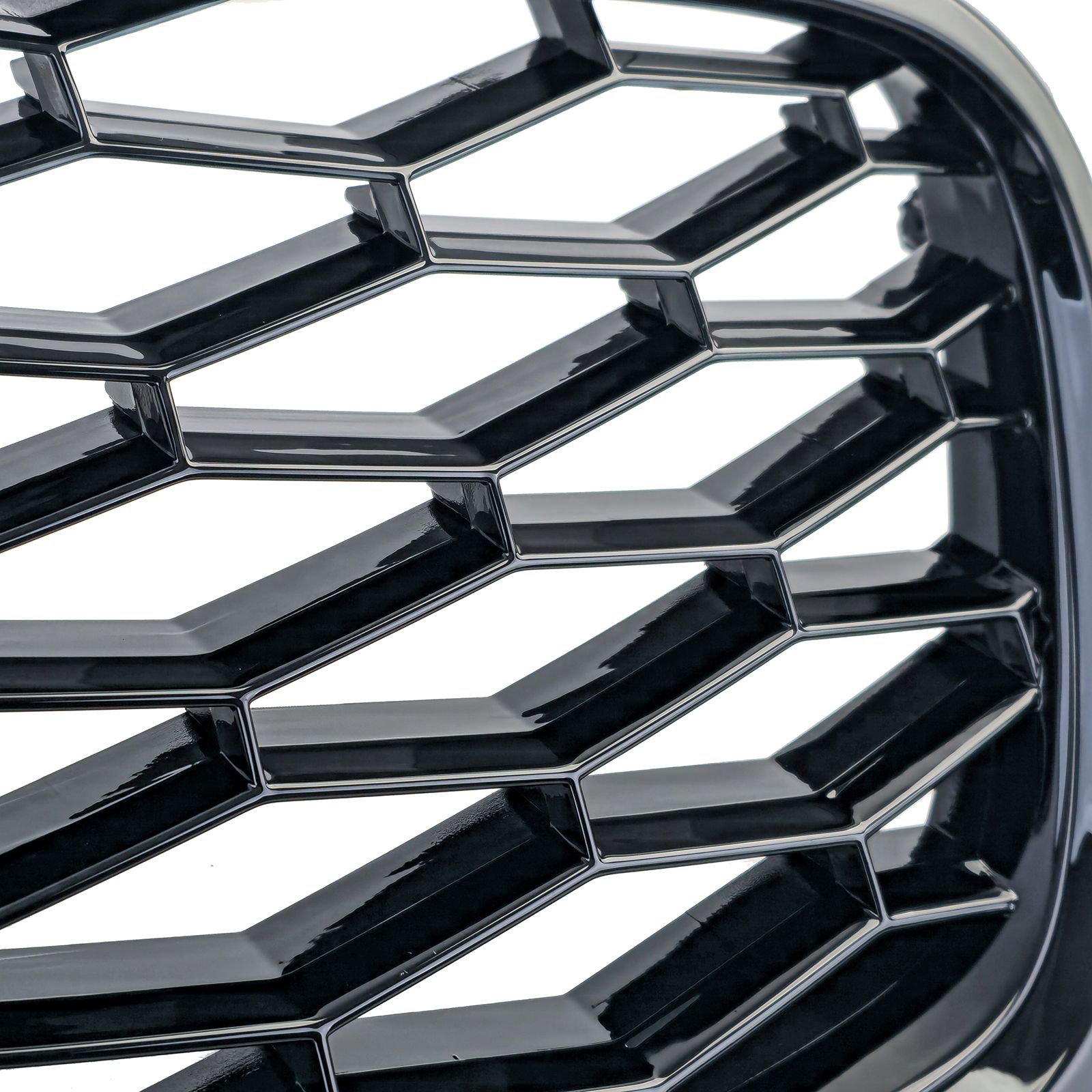Grill passend voor Seat Leon 1P1 FR Facelift 2009-2012 Glanzend zwart