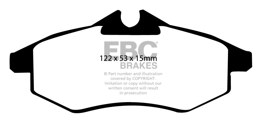 EBC Brakes VOLVO 240 2.8 80-84 Remblokken voorzijde