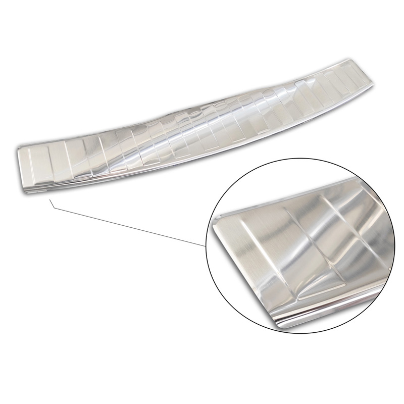 Stainless Steel Rear bumper protector  Renault Grand Scenic 2009-2013 & FL 2013-2016 'Ribs'