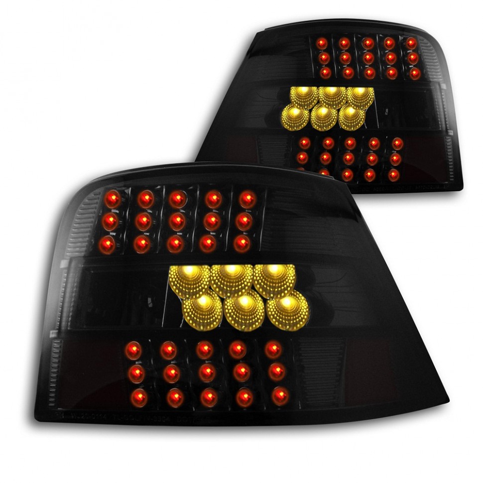 Taillights VW Golf IV LED old-skool Black